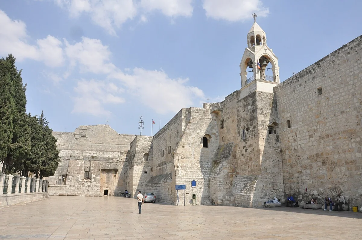 Basílica da Natividade, em Belém, onde a tradição situa o nascimento de Jesus