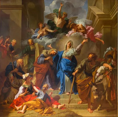 Jean Jouvenet - La visitation de la Vierge ou Le Magnificat, 1716.jpg
